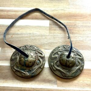 Tibetan tingsha cymbals meditation chime bells